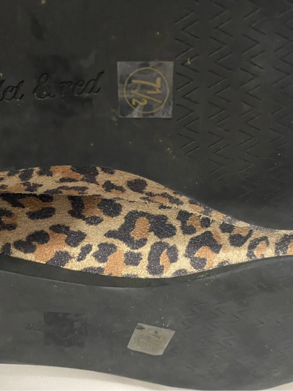 Women’s Cheetah Print Ballerina Flats Size 7.5 New